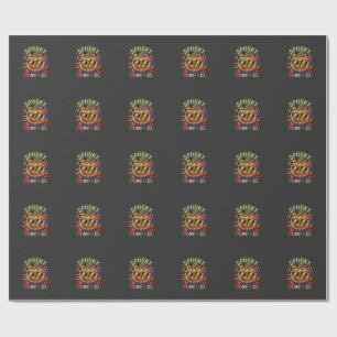 Papel De Regalo Gafas de sol de calabaza espeluznante de Halloween
