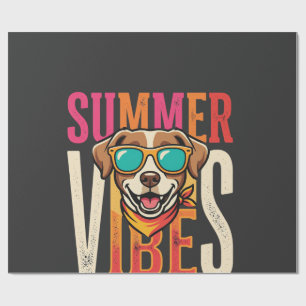 Papel De Regalo Gafas de sol para perro Summer Vibes