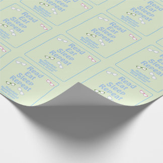 Papel De Regalo Gafas Read Eat Sleep Repeat