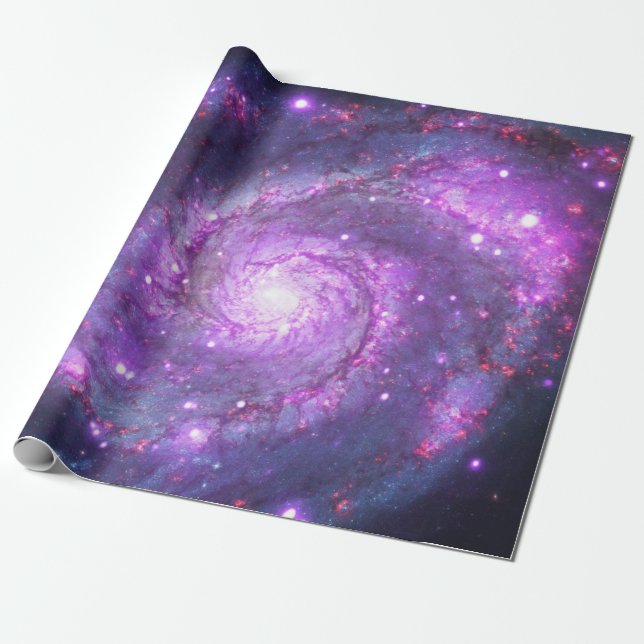 Papel De Regalo Galaxia con remolinos (Desenrollado)