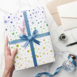 Papel De Regalo Galaxia de las Estrellas 🌈 ✨ Arcoiris