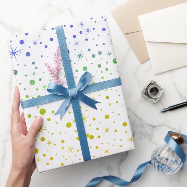 Papel De Regalo Galaxia de las Estrellas 🌈 ✨ Arcoiris (Regalar)