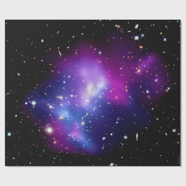 Papel De Regalo Galaxy Cluster MACS J0717 Foto del espacio exterio (Superficie plana)