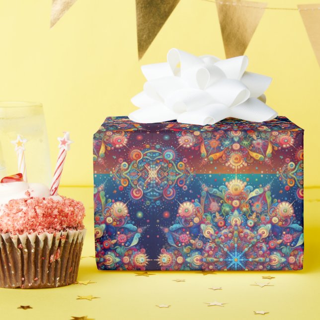 PAPEL DE REGALO GALAXY STAR (Fiesta de cumpleaños )