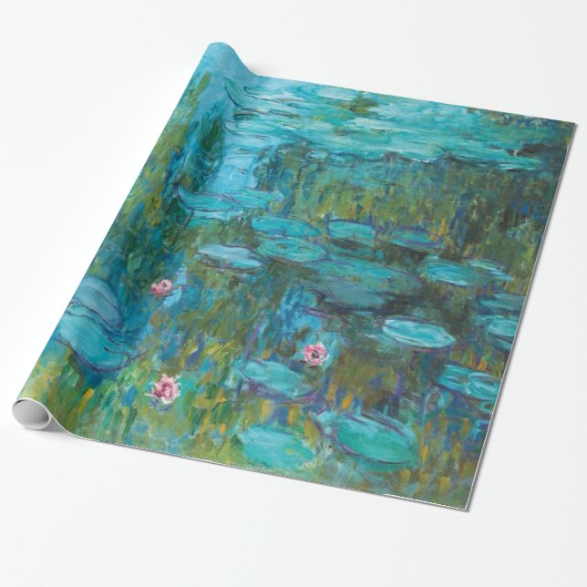 Papel De Regalo Galería Claude Monet Water Lilies NymphéasHD (Desenrollado)