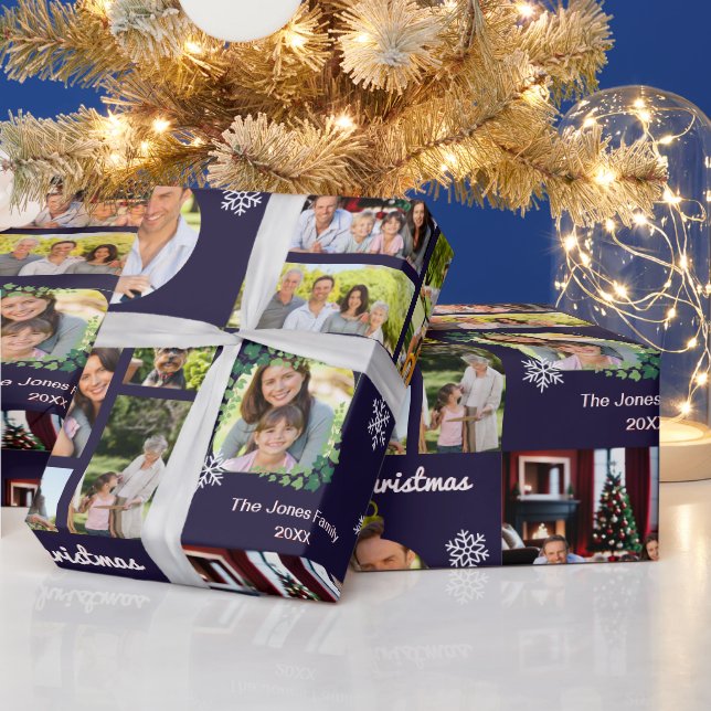 Papel De Regalo Galería fotográfica familiar Navidades Personaliza (Vacaciones)