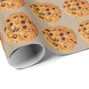 Papel De Regalo Galletas de microprocesador de chocolate