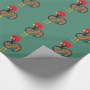Papel De Regalo Gallo famoso de Barcelos Portugal Nr. 07
