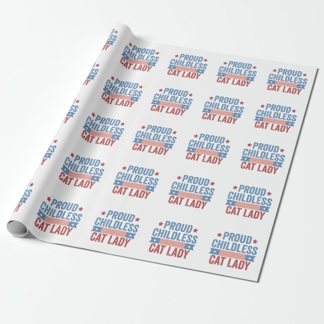 Papel De Regalo Gama de gato sin hijos 2024 (Desenrollado)