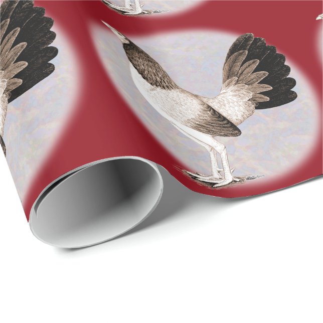 Papel De Regalo Gamecock: Hennie (Esquina del rollo)