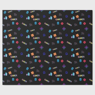 Papel De Regalo Gamer Wrapping Paper