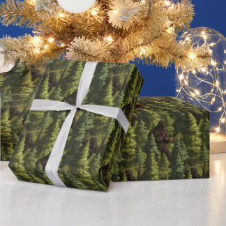 Papel De Regalo Ganador de Escondite en el Bosque donde se Esconde