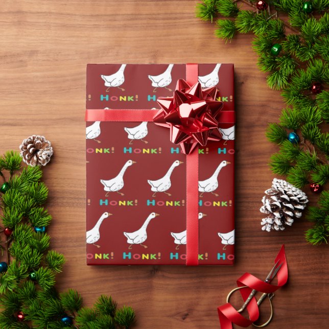 Papel De Regalo Ganso Grazna (Regalo de vacaciones)