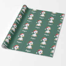 Ganso Pato de Navidad Festivo Lindo Personalizado