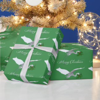 Papel De Regalo Garceta - ave