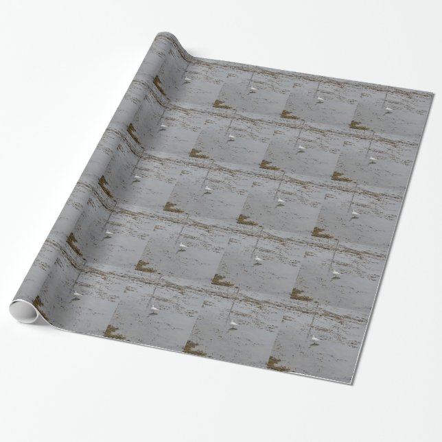 Papel De Regalo Garceta Nivosa (Desenrollado)