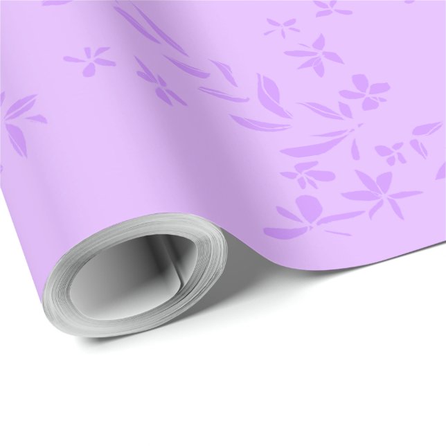 Papel De Regalo Garlands Lilac (Esquina del rollo)