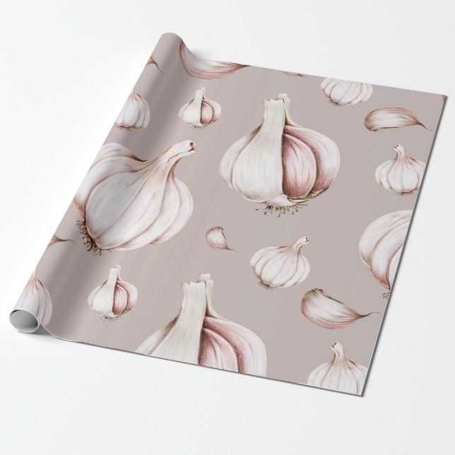 Papel De Regalo Garlic (Desenrollado)