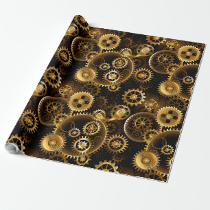 Papel De Regalo Gases de bronce de vapor sin soldadura