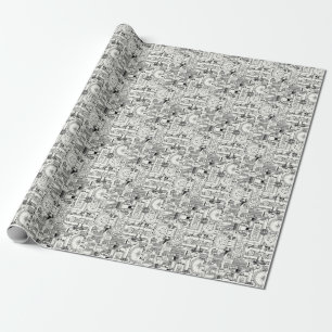 Papel De Regalo Gases De Gálibo: Máquinas Técnicas Sin Marea.