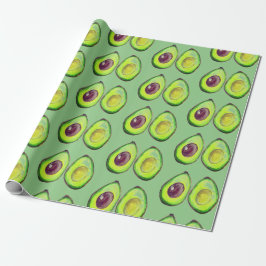 Papel De Regalo Gastronomía vegetal aguacate verde vegetal