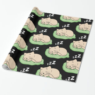 Papel De Regalo Gatito Thunder_Cove el dormir