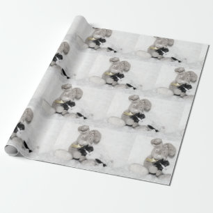 Papel De Regalo Gatito y conejito