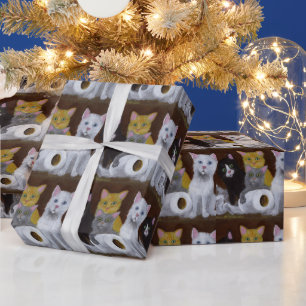 Papel De Regalo Gatitos juguetones
