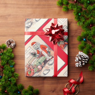 Papel De Regalo Gatitos y Santa Gato, Louis Wain