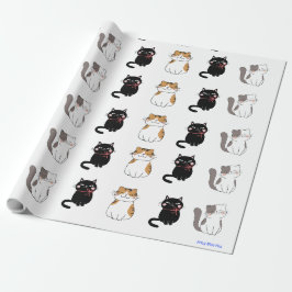 Papel De Regalo Gato