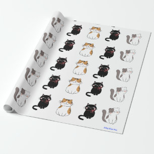 Papel De Regalo Gato