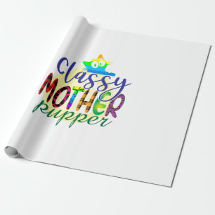 Papel De Regalo Gato Arte Clásico Madre Psuperior