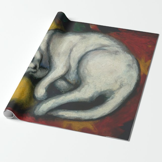 Papel De Regalo Gato blanco (Desenrollado)