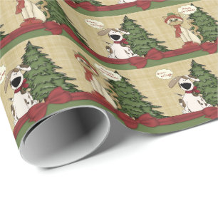 Papel De Regalo Gato de Navidades Meowy