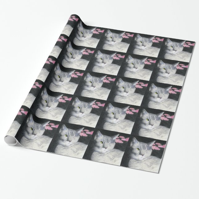 Papel De Regalo Gato de tabla (Desenrollado)