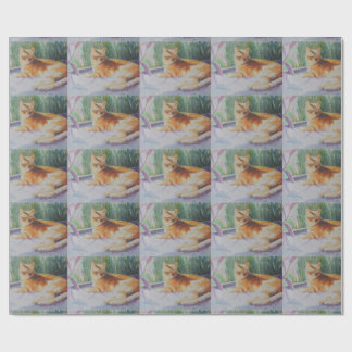 Papel De Regalo Gato del gatito en ventana