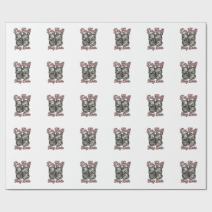 Papel De Regalo Gato Divertido Grabado Antiguo Da Fluff They Doin