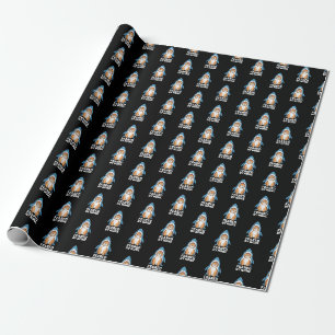 Papel De Regalo Gato Divertido Temido Por Ninguno con Disfraz de T