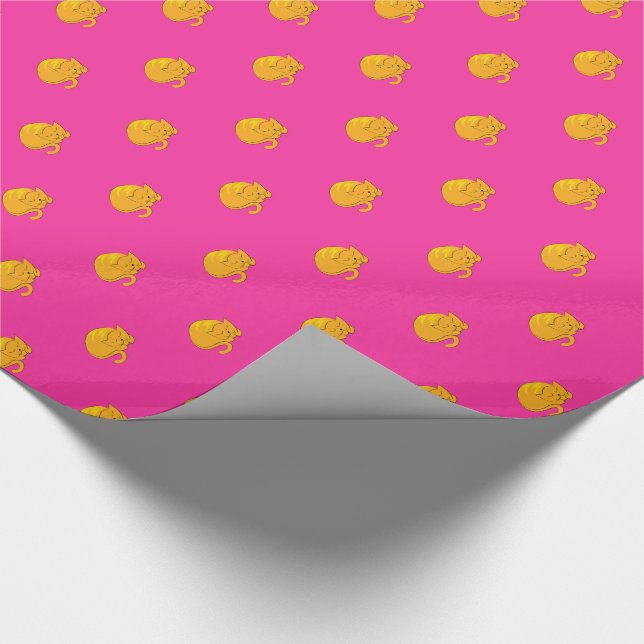 Papel De Regalo Gato durmiente (Esquina)
