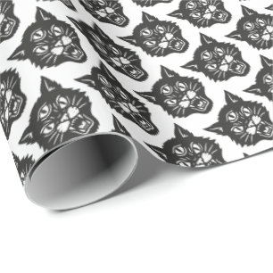 Papel De Regalo Gato enojado