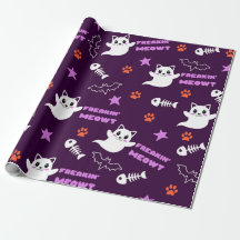 Gato fantasma de Halloween