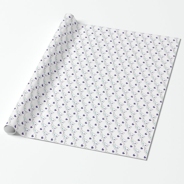 Papel De Regalo gato solitario (Desenrollado)