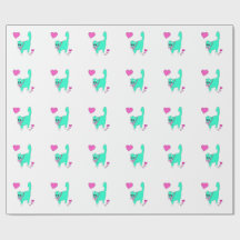 Papel de Regalo Gato Sueño Lolita - Dibujado a Man