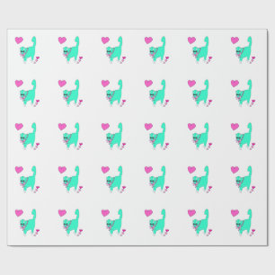 Papel de Regalo Gato Sueño Lolita - Dibujado a Man