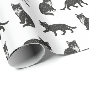 Papel De Regalo Gatos