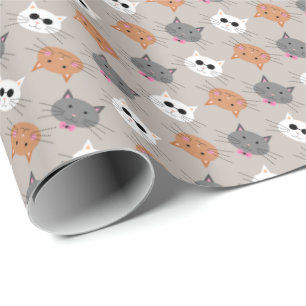 Papel De Regalo Gatos