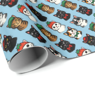 Papel De Regalo Gatos