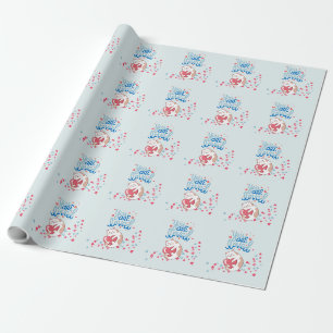 Papel De Regalo Gatos Amados