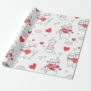 Papel De Regalo Gatos cortos