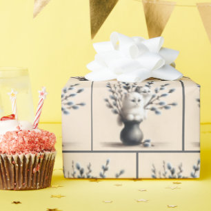 Papel De Regalo Gatos En Catkins